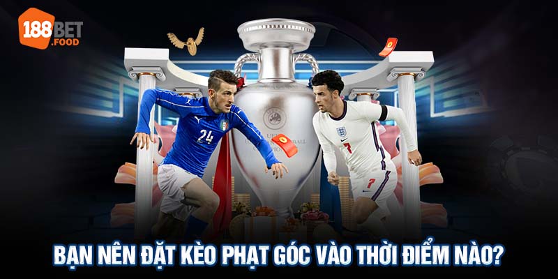 Nhà cái thường đưa ra <strong>kèo phạt góc</strong> trong khoảng 8 phút đầu tiên của trận đấu. Nếu bạn đánh giá rằng khả năng xuất hiện quả phạt góc là cao, nhất là dựa vào những lần gặp gỡ trước đó của các đội bóng, hãy tự tin chọn cược vào kèo góc để gia tăng cơ hội thắng cược.